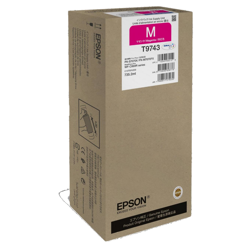 Картридж Epson T9743 Magenta XXL Ink Supply Unit (C13T97430N)